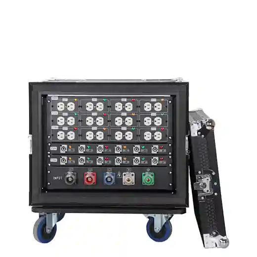 12chs US Edison Plug 110V 12 Ways Powercon Output Power Box Distro Distributor Distribution